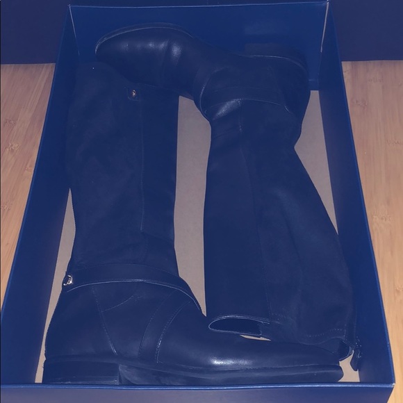 Cole Haan - black calf high boots - Picture 3 of 4